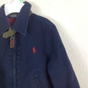 Polo by Ralph Lauren Navy Zippered  Swing Jacket